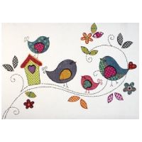 Kinder Teppich Vogel Design - Artikelansicht